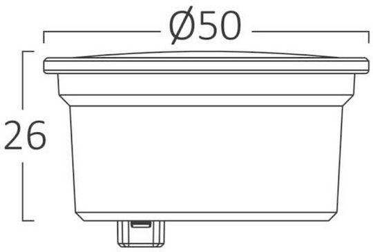 Braytron Λάμπα LED 5W και Σχήμα MR16 Ρυθμιζόμενο Λευκό
