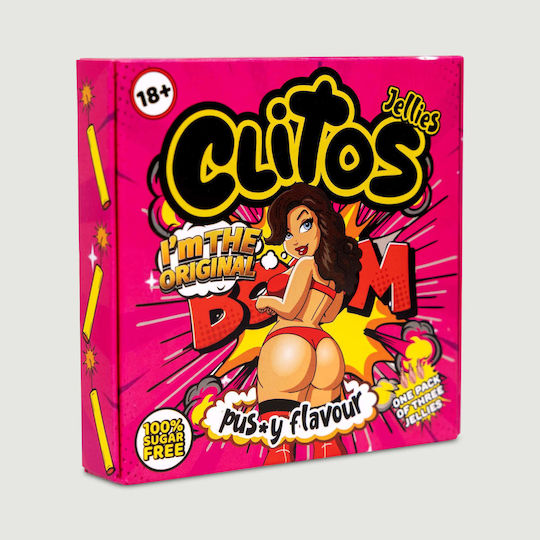 Clitos Jellies Pus*y Flavor Ερωτικό Βρώσιμο Δώρο 3τμχ