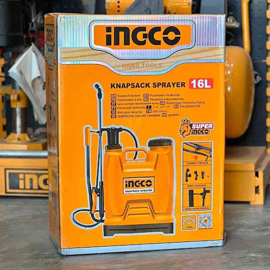 Ingco Pulverizator cu rucsac cu Capacitate 16lt 4.5bar