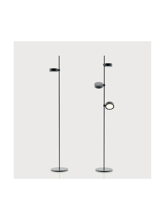 Zafferano Φωτιστικό Δαπέδου LED Εξωτερικού Χώρου 5W IP65 Μαύρο