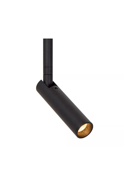 Lucide Lightning Magic Leuchte Wand mit Fassung E27 mit USB-Anschluss Schwarz