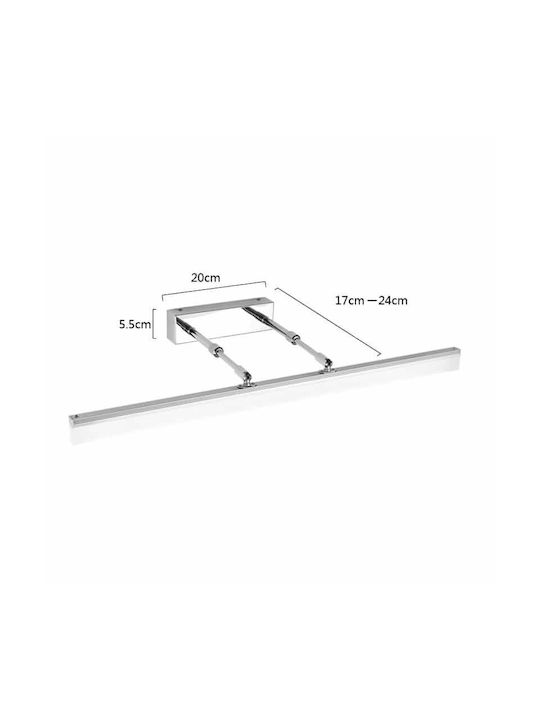 Led7 Modern Wall Lamp with Integrated LED and Natural White Light