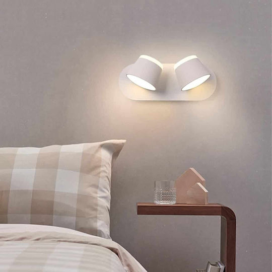 Led7 Модерен Осветително тяло За стена с вграден LED