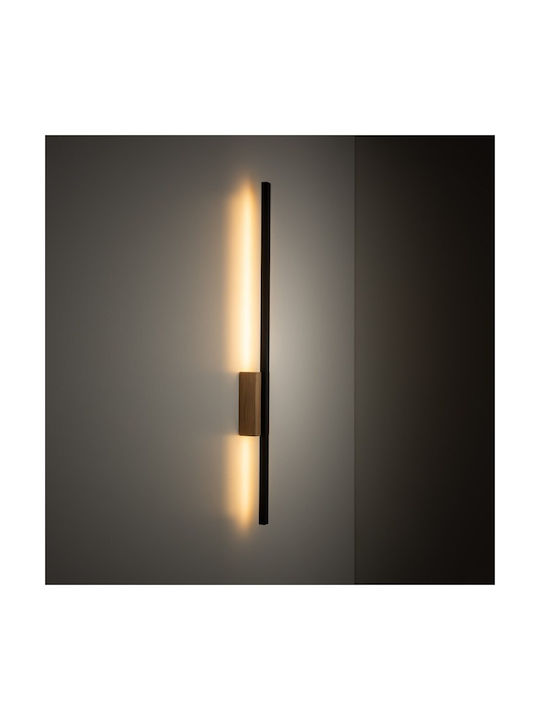 TK Lighting Φωτιστικό Τοίχου LED Μαύρο 6x6x5.5εκ.