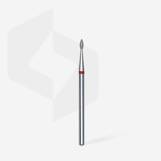 Staleks Nail Drill Diamond Cutter Bit with Flame Head Red