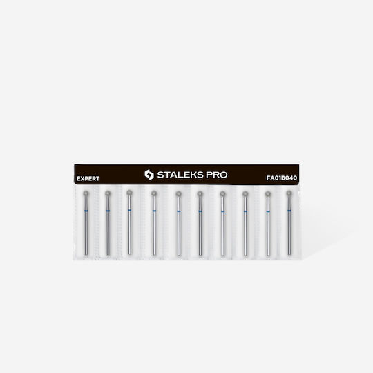 Staleks Nail Drill Diamond Cutter Bit with Ball Head Blue