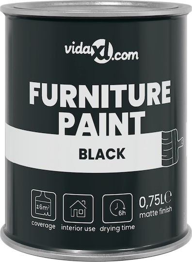 vidaXL Schwarz 750ml