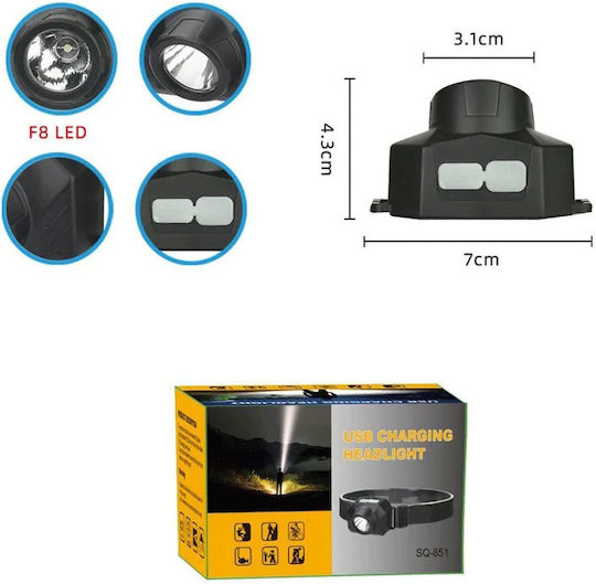 Φακός Κεφαλής LED 851
