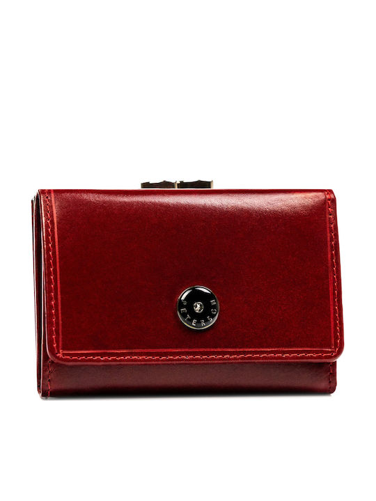 Leather Women's Wallet Red