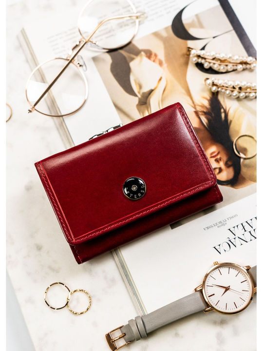 Leather Women's Wallet Red