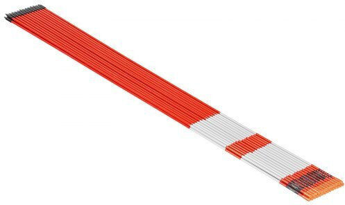Vevor 200pcs Reflective Driveway Markers 1/4 Inch Diameter 48 Inch Snow Stakes Reflectors