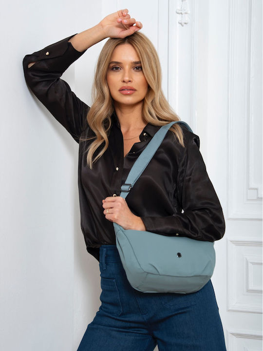 Υφασμάτινη Γυναικεία Shopper Τσάντα Μπλε