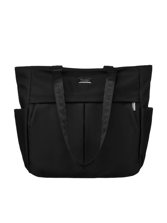 Γυναικεία Τσάντα Shopper Ώμου Μαύρη