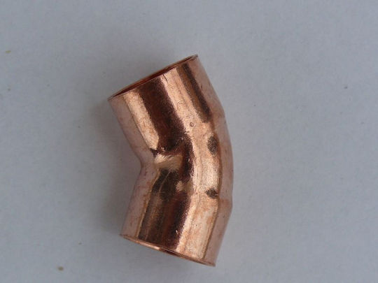 Brass 45° Double Elbow 22mm York