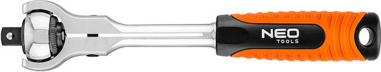 Neo Tools Chei cu clichet 72 Dinti cu Patrat 3/8" Lungime 12.7cm.
