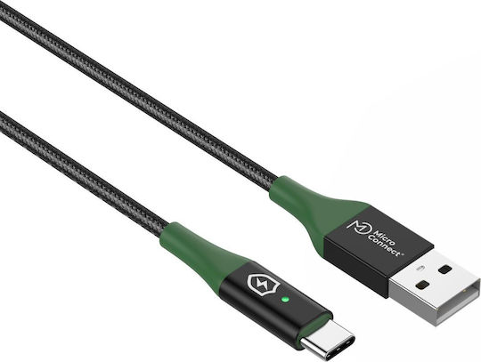 Microconnect USB 2.0 Cable USB-C male - USB-A Μαύρο 1m W128867703