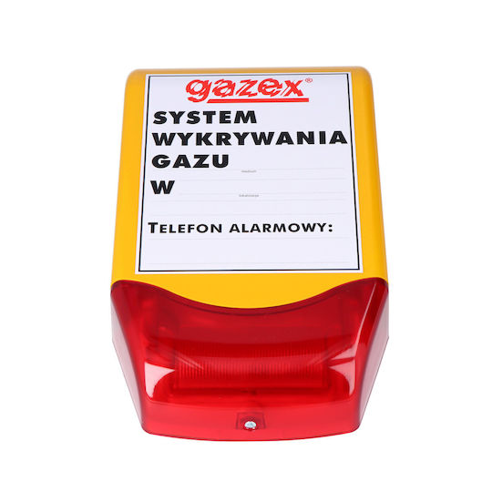 Alarm Siren Outdoor 12V with Rot Light 18.3x31cm
