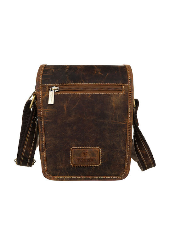 Leather Men's Bag Shoulder / Crossbody Brown