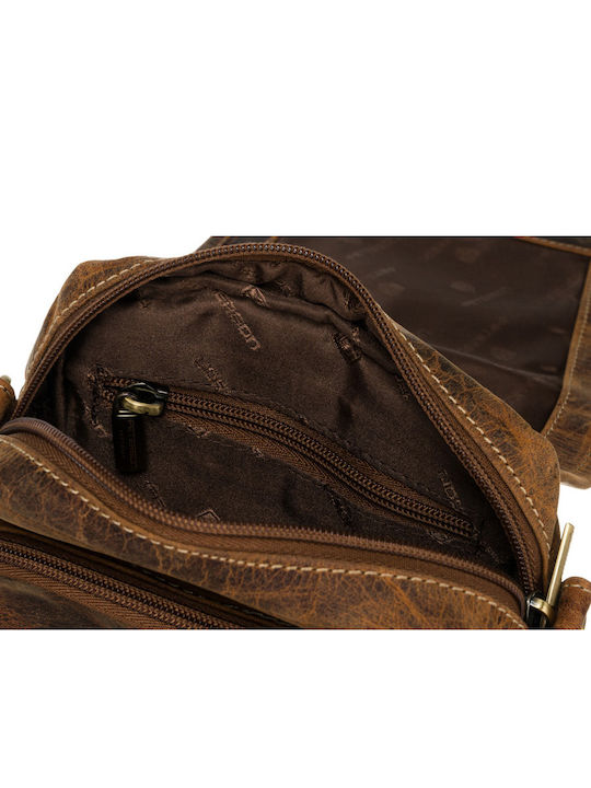 Leather Men's Bag Shoulder / Crossbody Brown