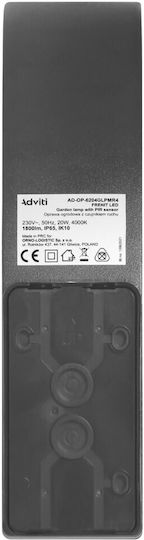 Orno Wandmontierte Außenleuchte LED IP65 20W mit Natürliches Weiß Licht