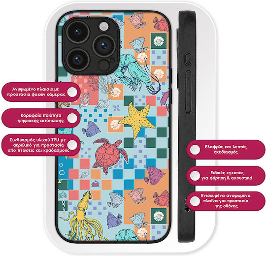 Sonique Ocean Series Ehre 70 Lite 5G Mosaik Handyhülle