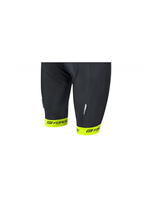 Force B45 Men's Cycling Pants with Braces Black Force B45 Men's Cycling Pants with Braces Black