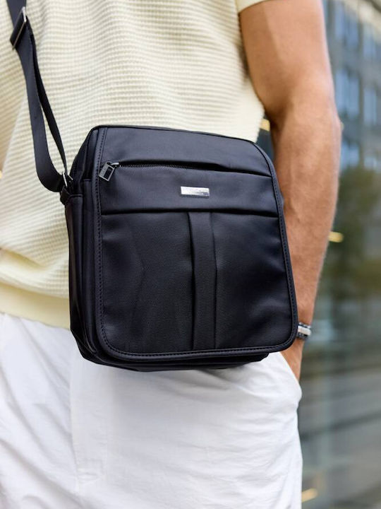 Geantă pentru bărbați De umăr / tip crossbody Neagră