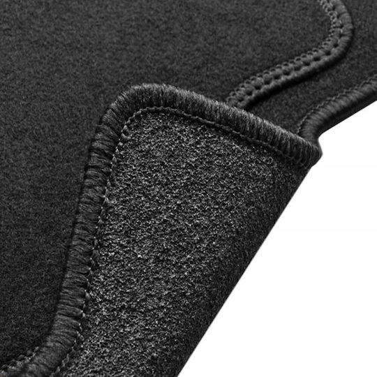 Set Velour Mats Fitting Peugeot 306 Ii Lift 1997-2003 Red Edging