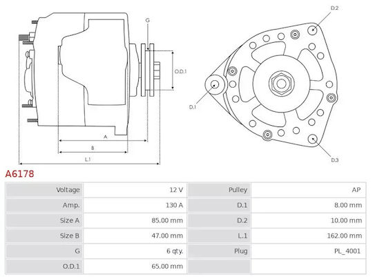 Alternator Honda Accord 3.0