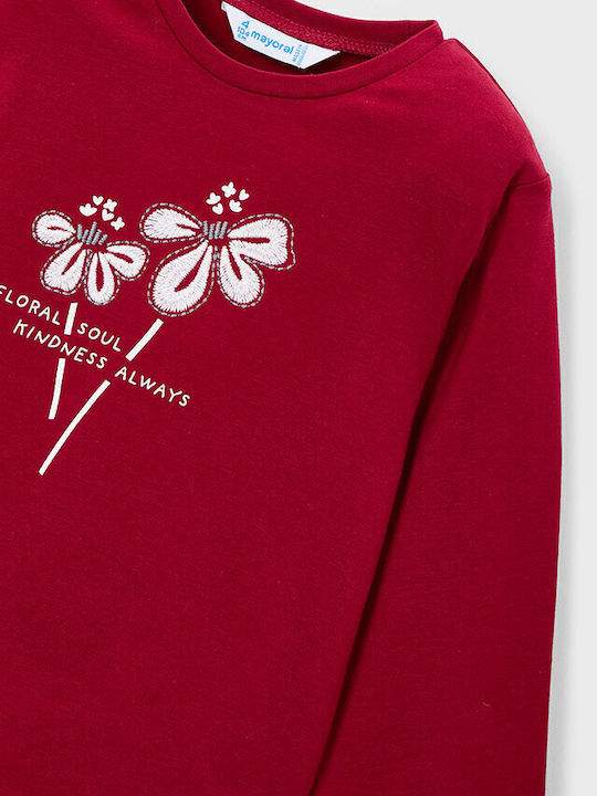 Kids Long-Sleeved Cherry Blouse Basic