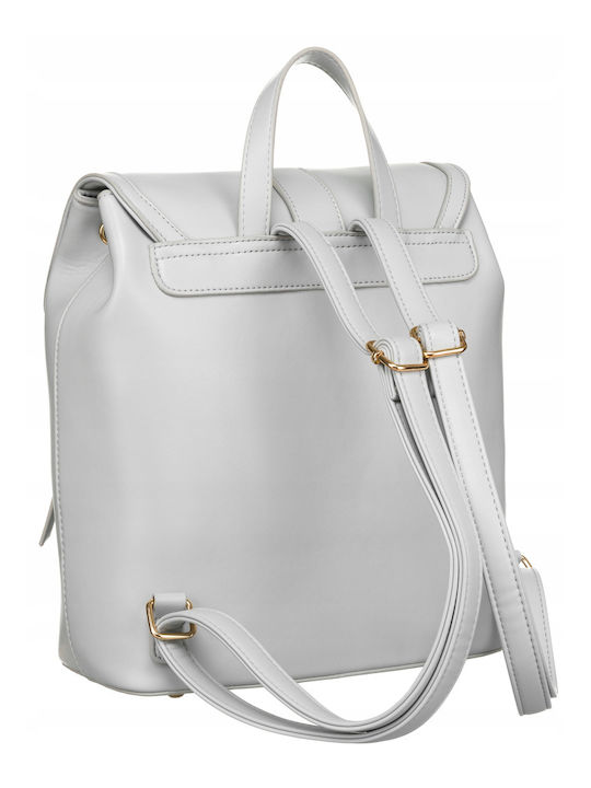Leder Damentasche Rucksack Weiß