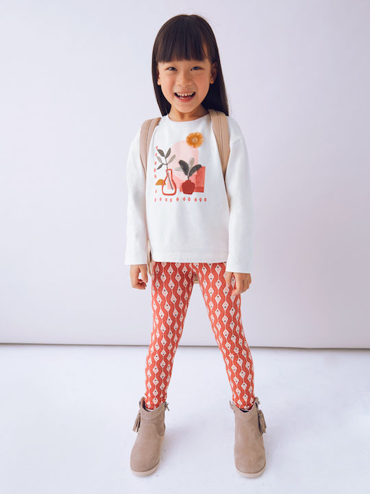 Kids' Set with Leggings Winter 2pcs Red