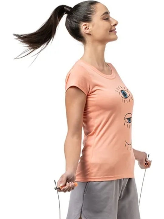 Damen Bluse Orange