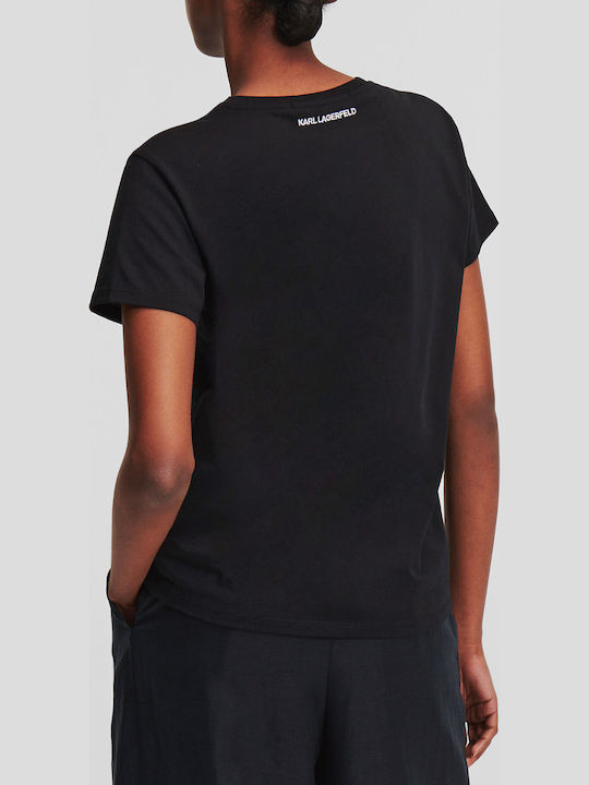 Karl Lagerfeld T-shirt Черен