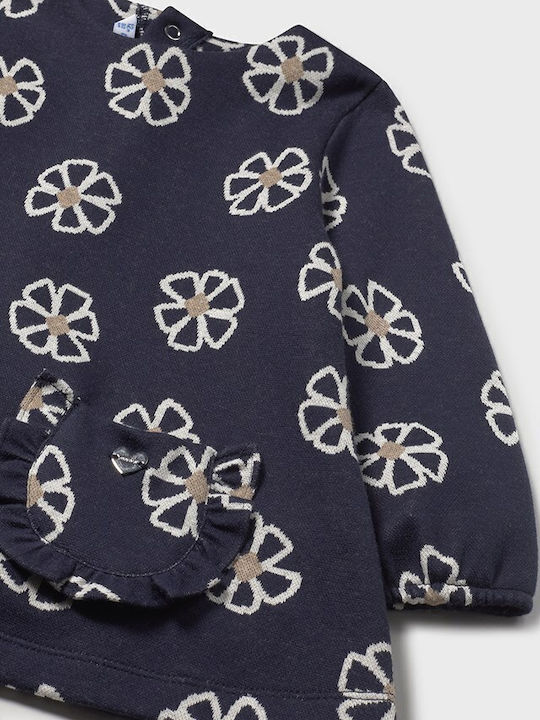 Kinderkleid Langärmelig Navy Blue