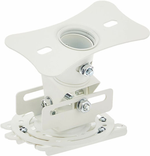 Optoma Βάση Projector Οροφής OCM818 με Μέγιστο Φορτίο 15kg Λευκή