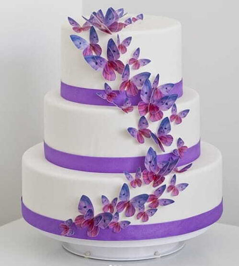 Rose Decor Decorațiuni Comestibile Violet