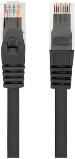 Lanberg U/UTP Cat.6 (Gigabit) Καλώδιο Δικτύου Ethernet 1.5m Μαύρο