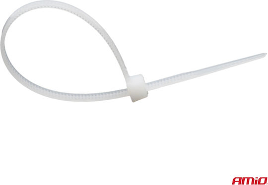 Δεματικα Δετικα Καλωδιων Tie Wrap Ταιραπ 2.5x100mm 3.6x150mm 4.8x200mm Μαυρο Λευκο Χρωμα Σετ Αμιο 500 Τεμ