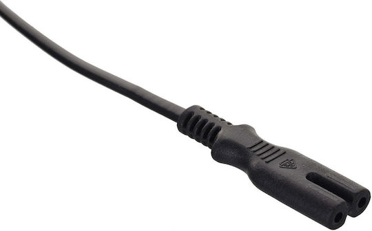 Savio Euro - IEC C7 Cable 1.8m Μαύρο CL-100