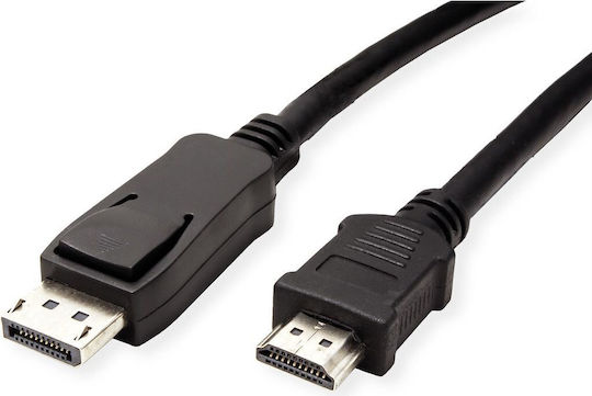 Value Cable DisplayPort male - HDMI male 1.5m Μαύρο (11.99.5779)