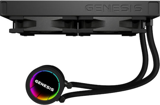 Genesis Hydria 240 ARGB Wasserkühlsysteme AIO CPU mit 2 Lüfterabmessung 120mm
