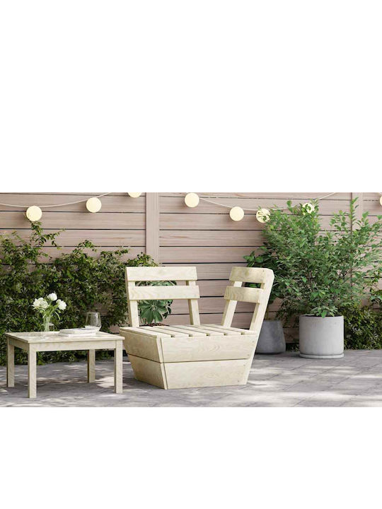 Corner Sofa Outdoor from Pallets 60x60x65cm
