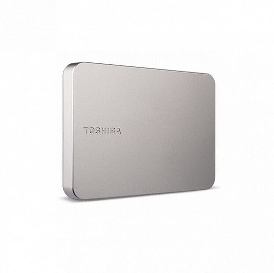 Toshiba Canvio Flex USB 3.2 Εξωτερικός HDD 4TB 2.5" Ασημί