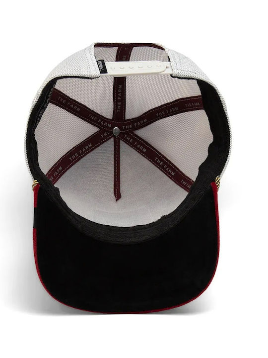 Cap Jockey Strass Jewel Garnet Rooster Red Goorin Bros