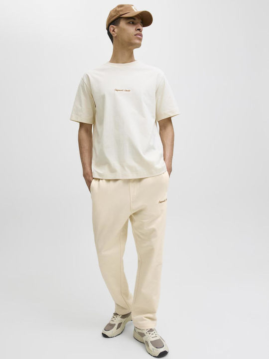 Trousers in Relaxed Fit Antique White