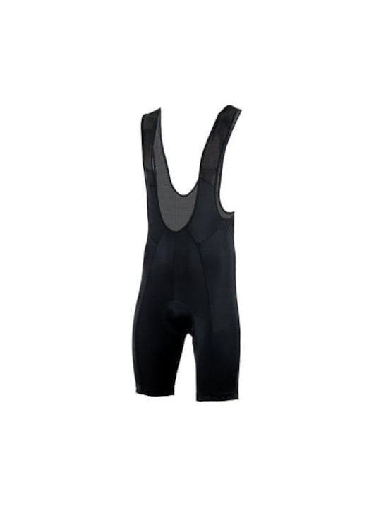 Bicycle Line Fahrradhosen mit Hosenträgern Schwarz