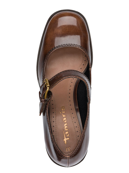 Brown Heels with Strap