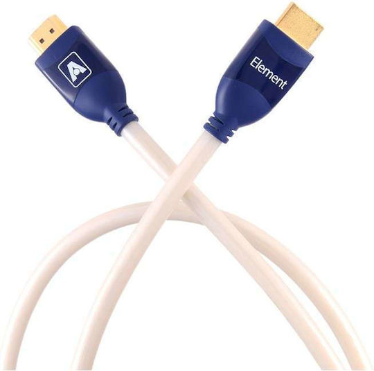 Atlas Cables Element Кабел HDMI мъжки - HDMI мъжки 1м Черен