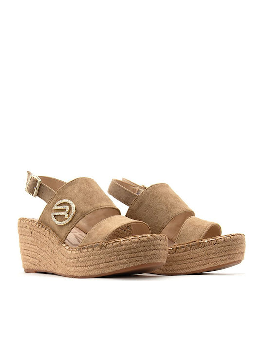 Susan Damenplattformen Beige